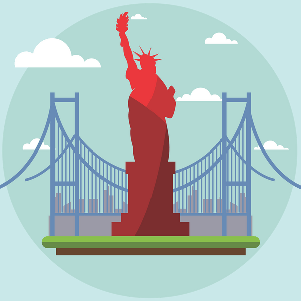 NYC Statue of Liberty Artwork