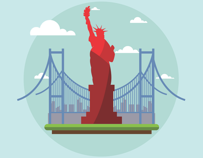 NYC Statue of Liberty Artwork