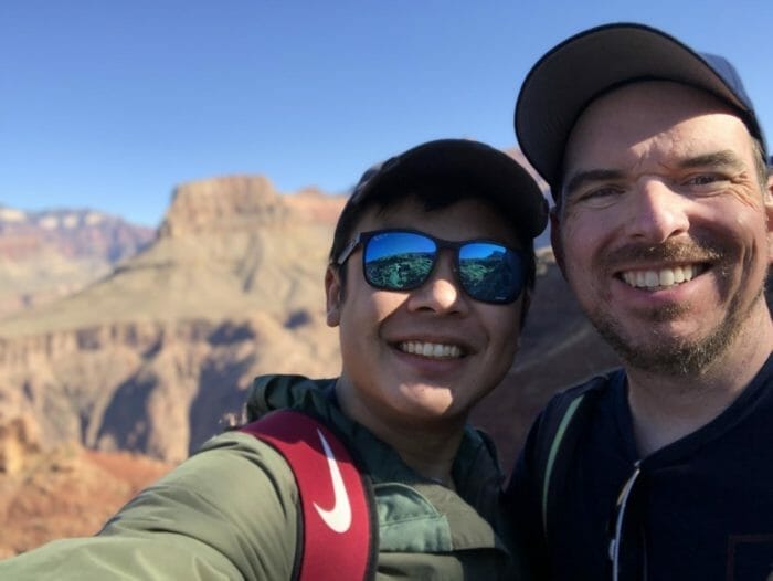 Immigrant Couple's Outdoor Photo