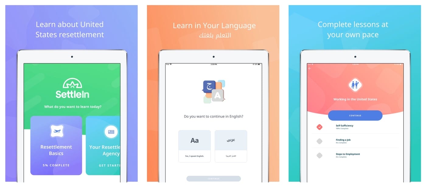 Settle In app for new immigrants 
