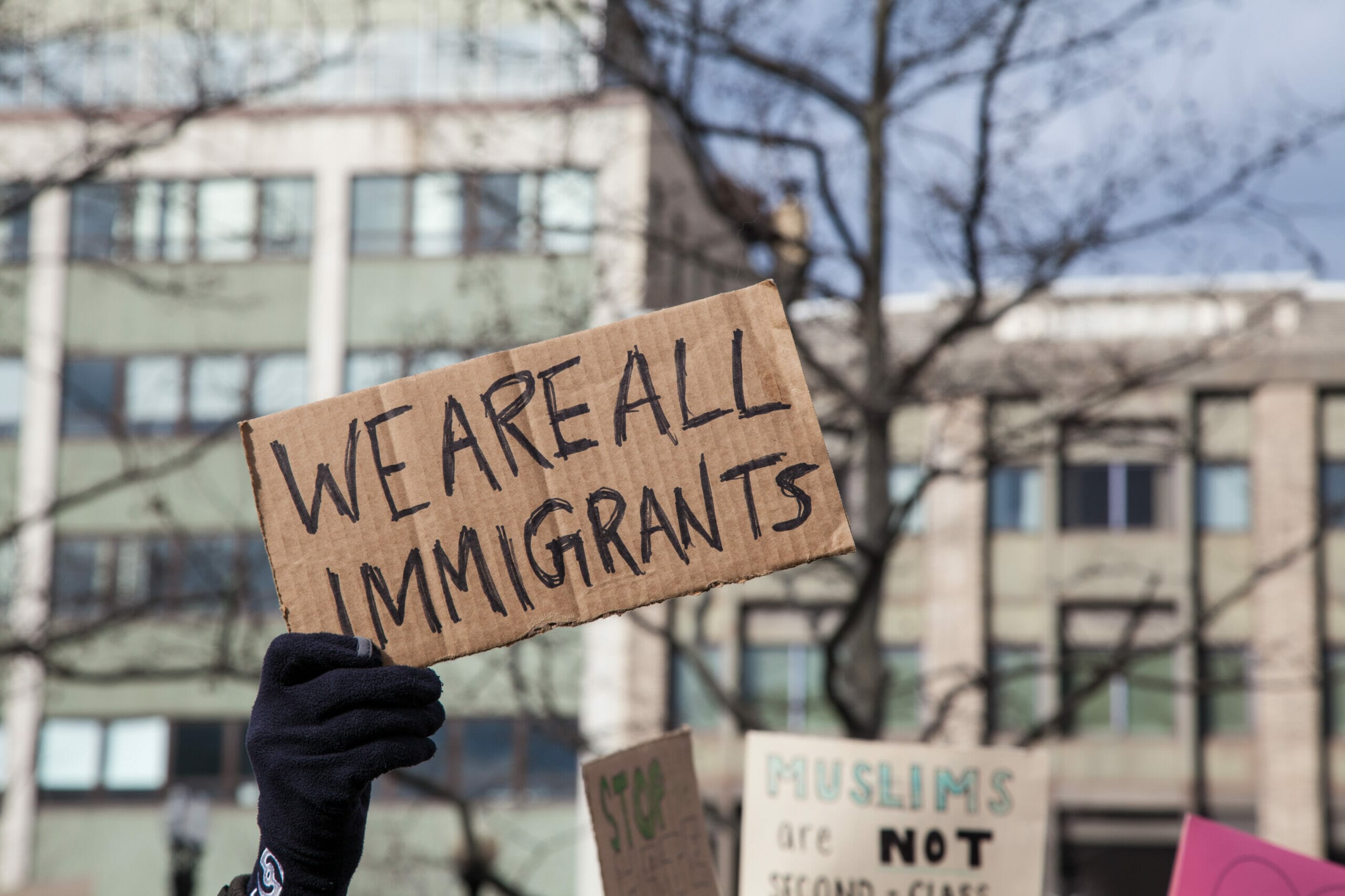 We Are All Immigrants Sign