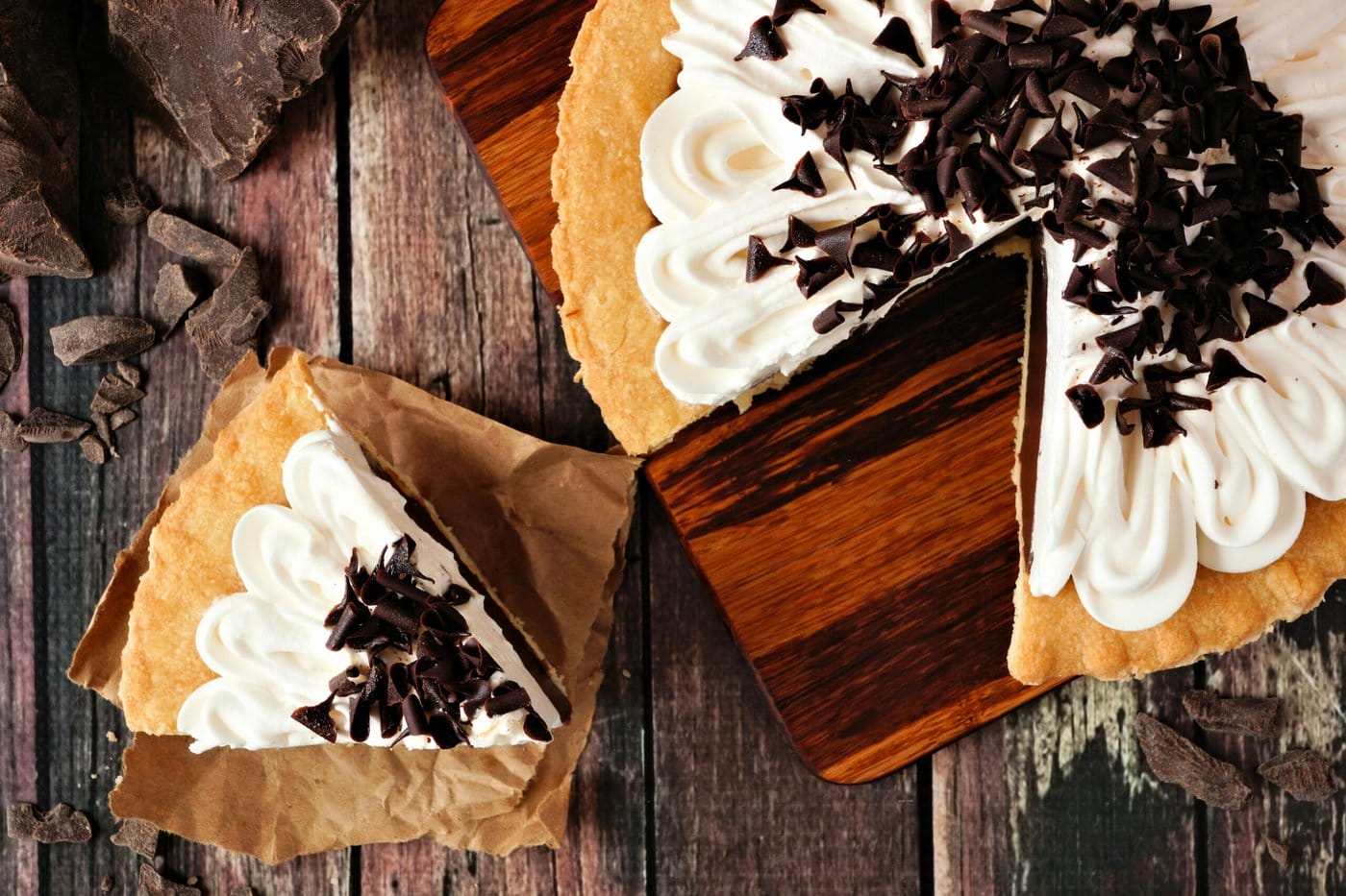 Chocolate cream pie