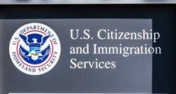 USCIS Sign