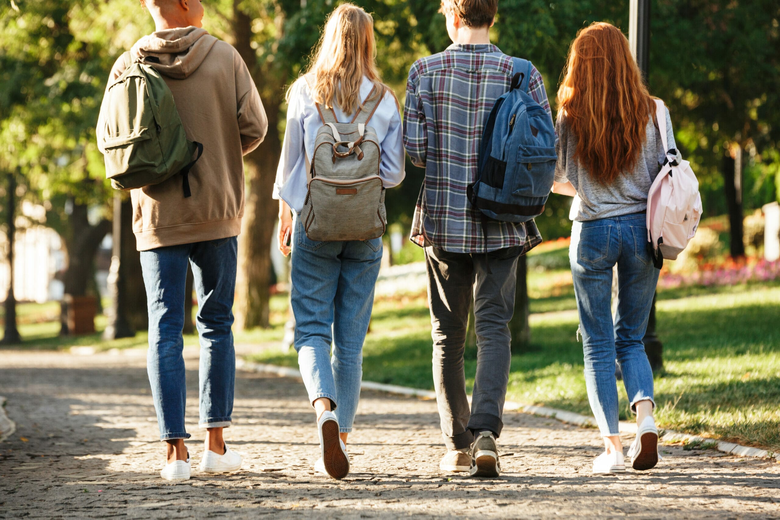 International students at a U.S. college