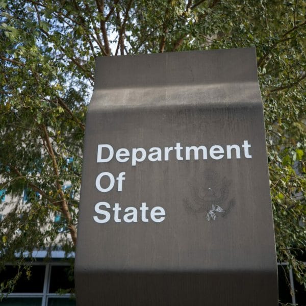 The Department of State building