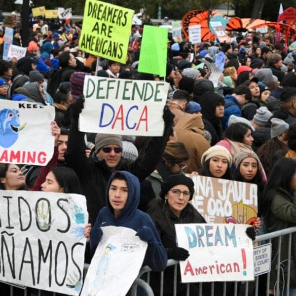 Protesters for DACA