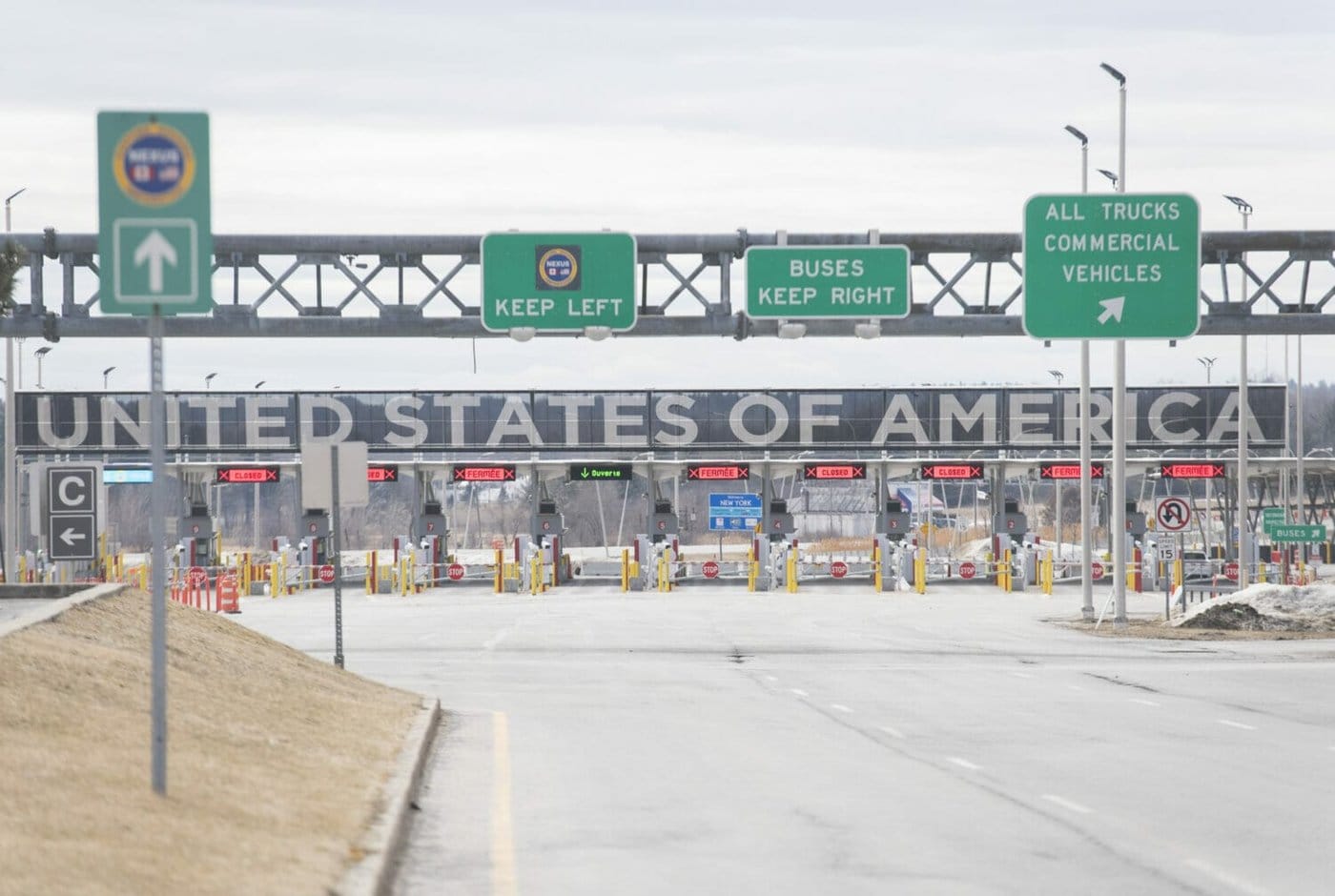 The U.S. Canada land border