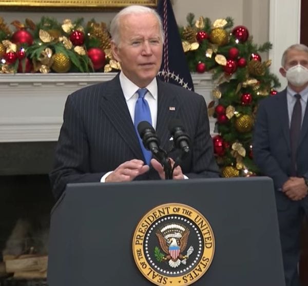 Biden at a Covid news conference