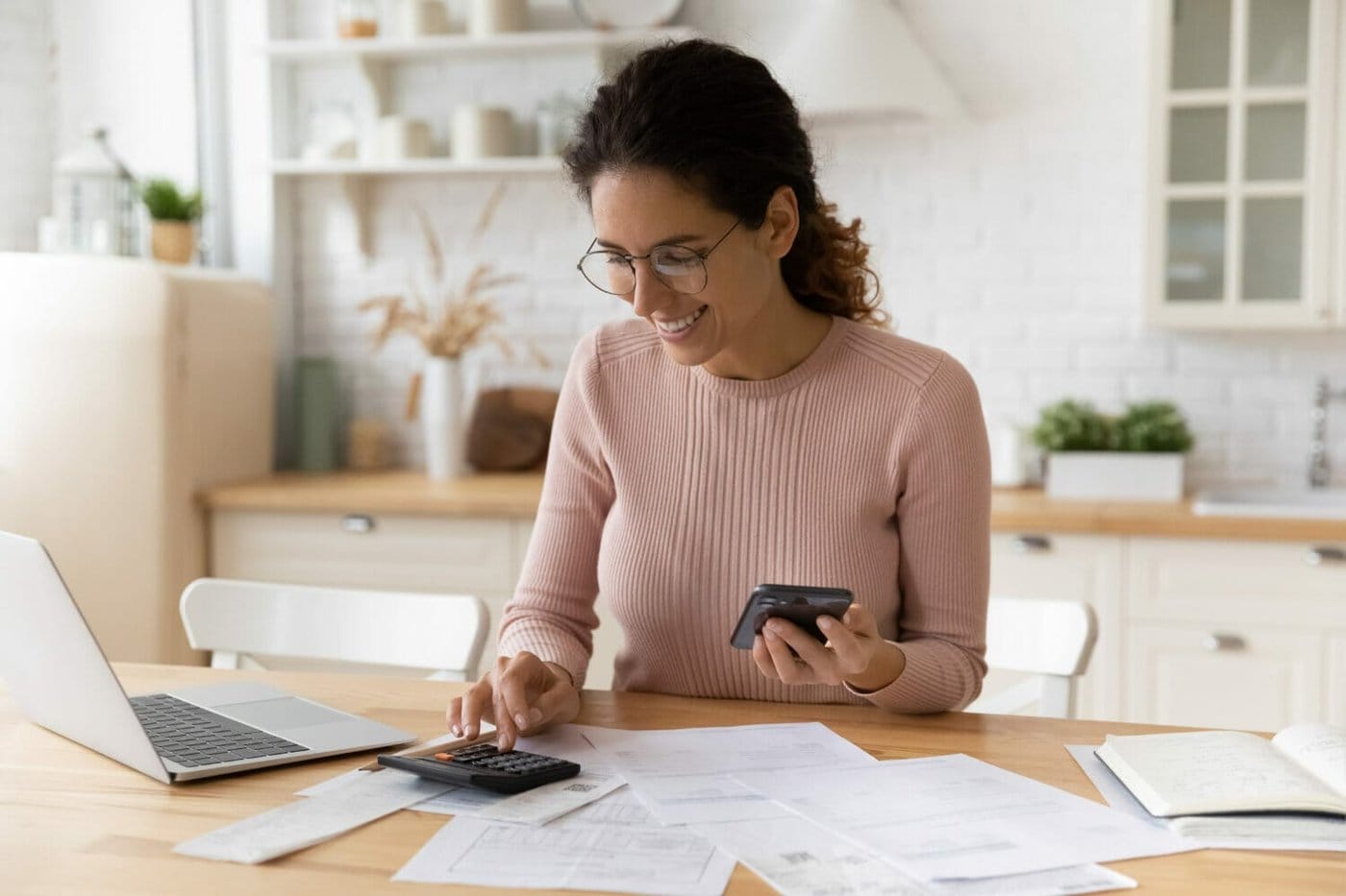 An immigrant files her taxes