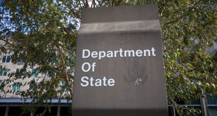 Department of State Sign