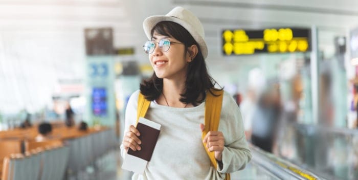 Immigrant in Airport, Traveling