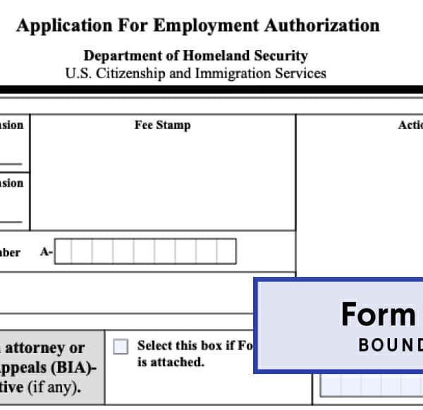 Form I-765 Application for Employment Authorization (U.S. Work Permit)