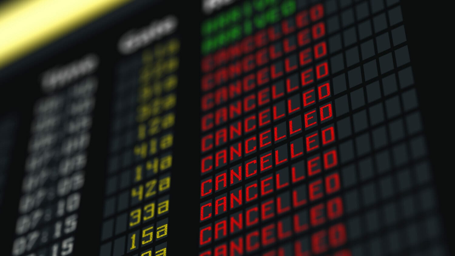 Cancelled flights