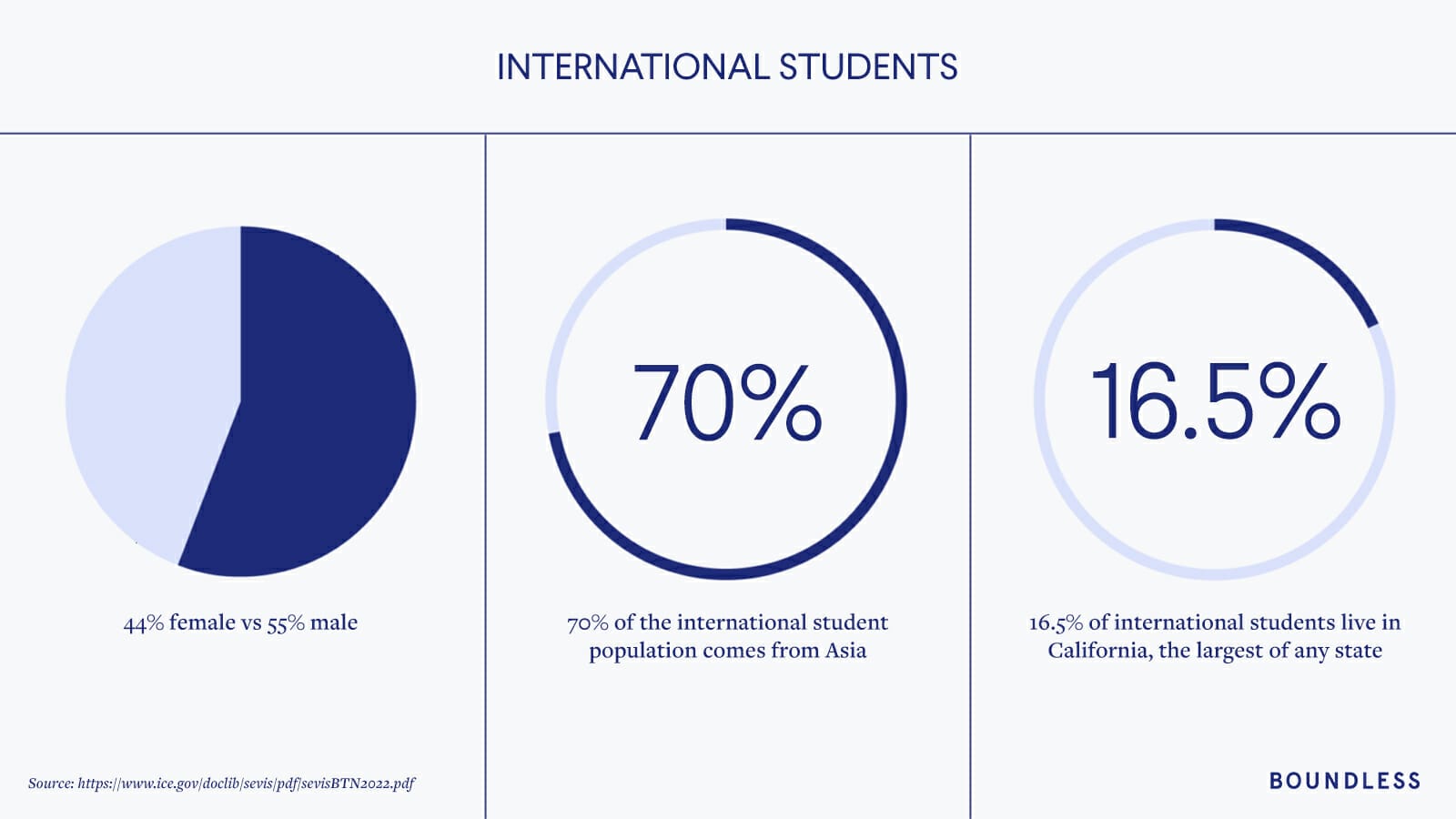 International student demographics