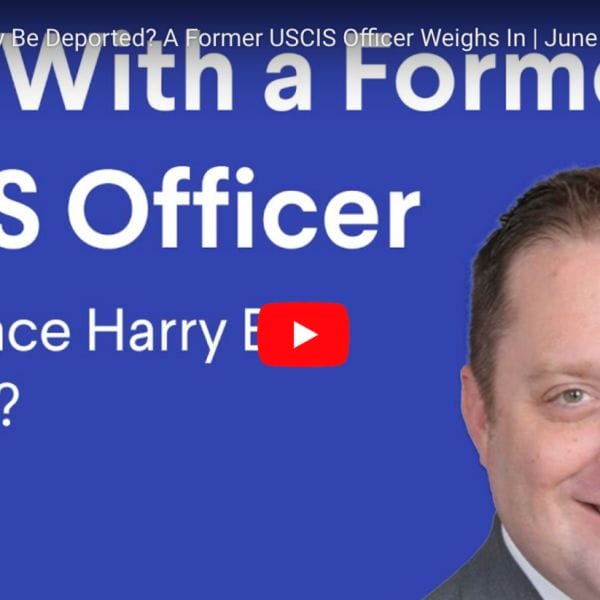 A USCIS officer explains if Prince Harry will be deported.