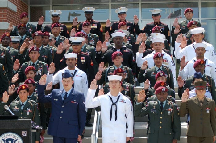 U.S. military naturalization