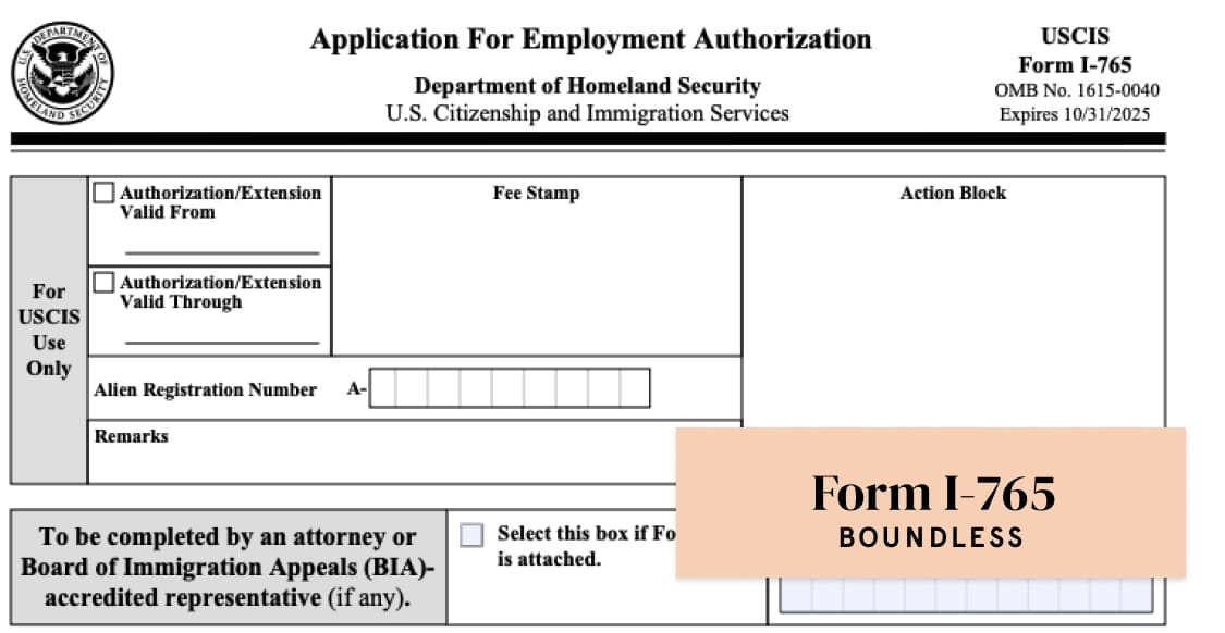 case closed i 765 application for employment authorization